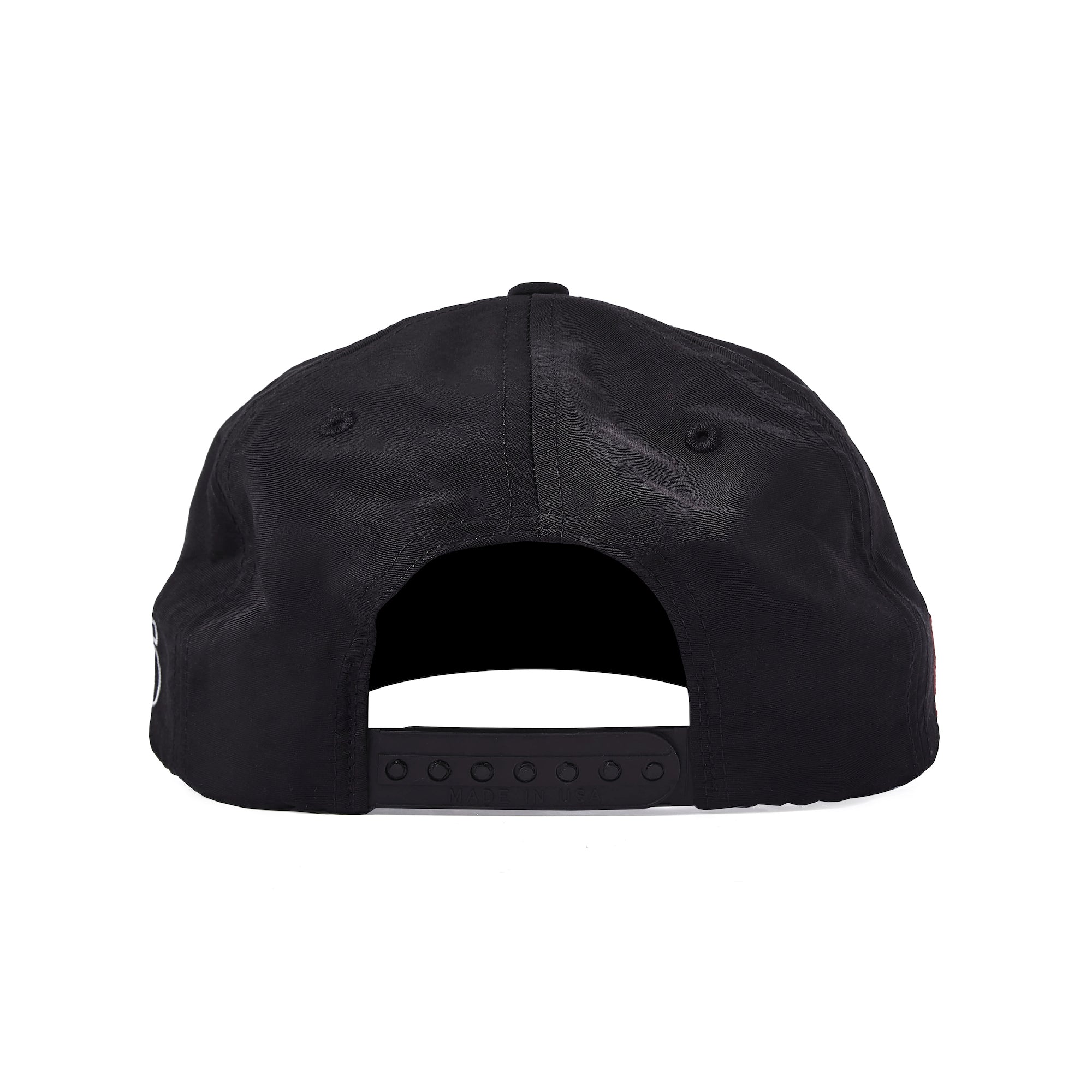 Backward facing product picture 'The Sopranos' 25th Anniversary 5-Panel Souvenir Cap with matching snapback closure