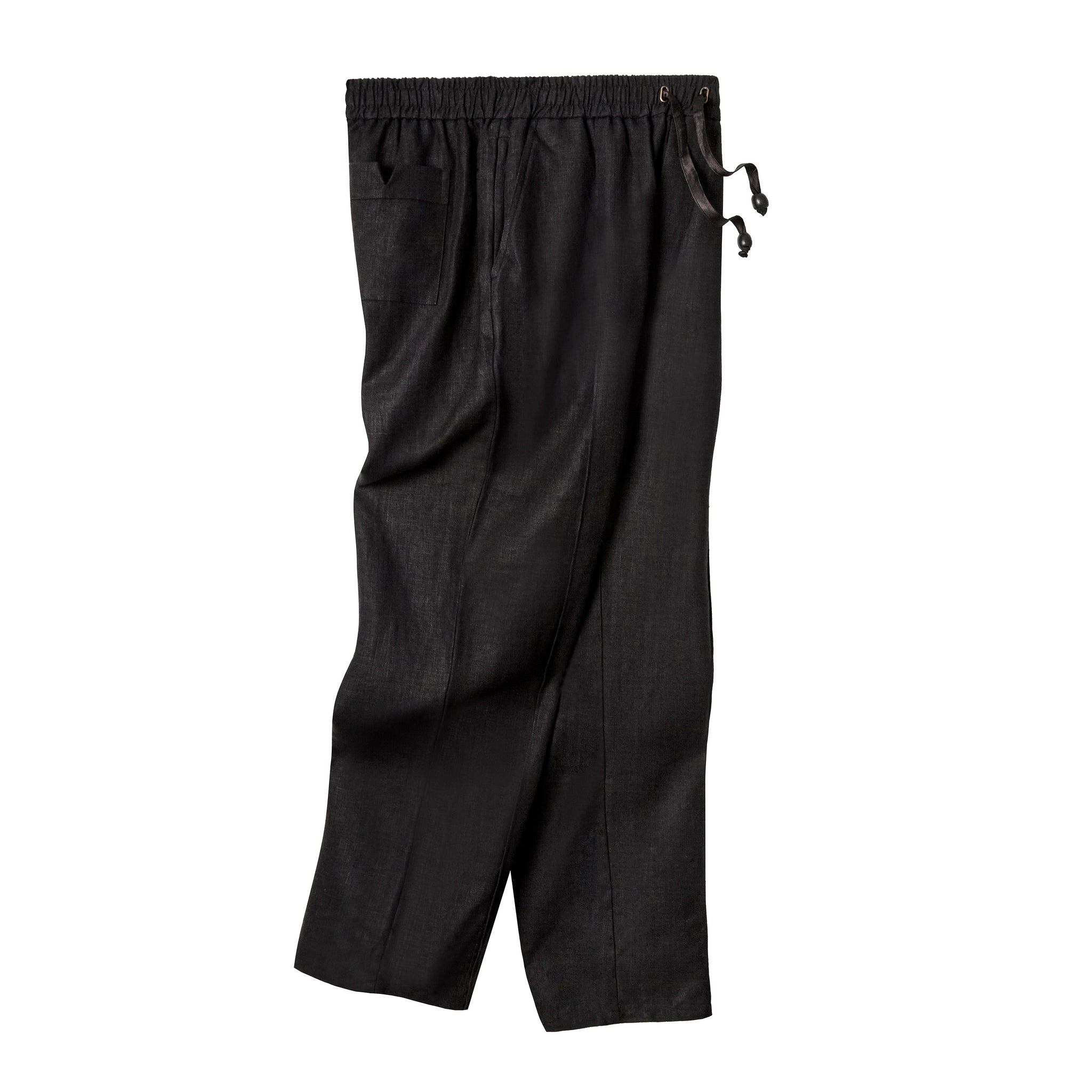 Easy-Going Pants (Black Linen) – Tombolo Company