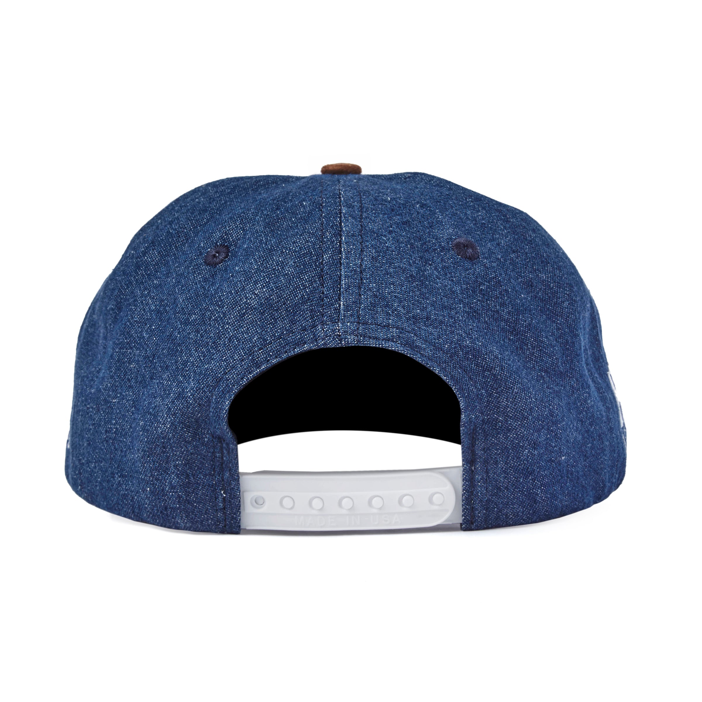 Backwards-facing product image of 'The Sopranos' Fowl Play 6-Panel Souvenir Cap with a matching snapback closure.
