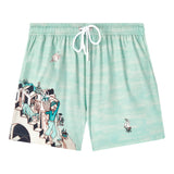 ‘Le Sirenuse’ Swim Trunks by Lucio Liguori