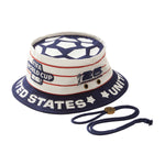 Bucket hat with FIFA World Cup branding and United States text on a white background