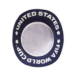Navy blue hat with 'United States FIFA World Cup' interior text.