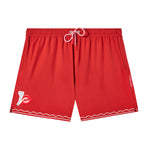 Front on layflat of wesselman swim trunks