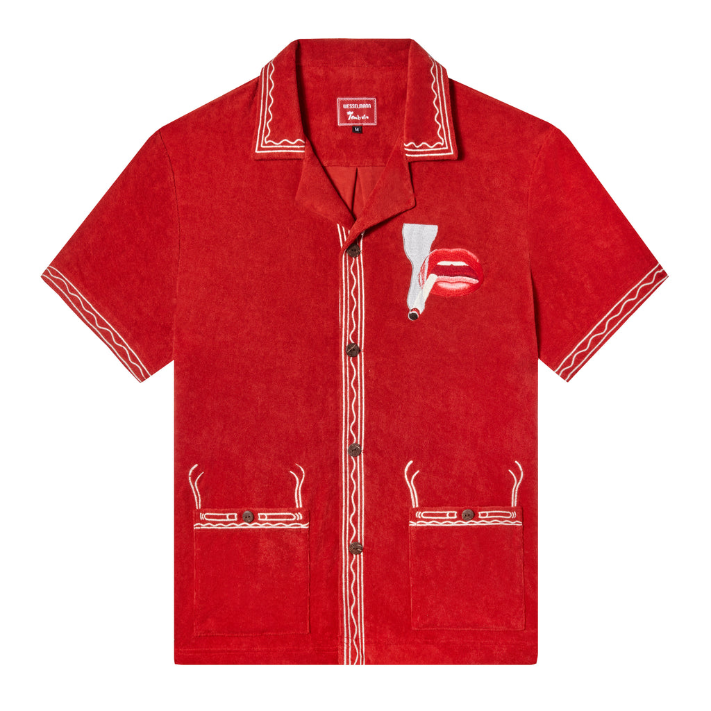 Product photo of Tombolo Wesselman red shirt