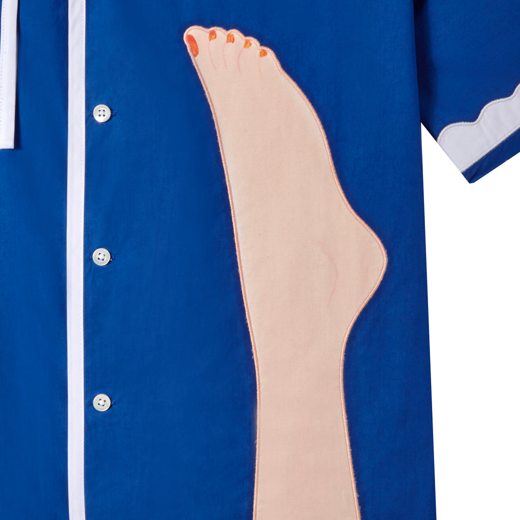 Close up of foot motif