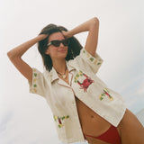 'Just a Pinch' Cabana ~ Relaxed Crop Cut