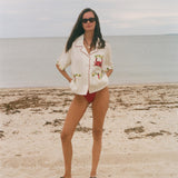 'Just a Pinch' Cabana ~ Relaxed Crop Cut