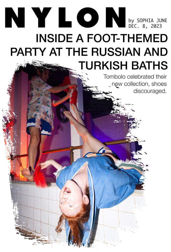 Inside a foot-themed party at the Russian and Turkish Baths