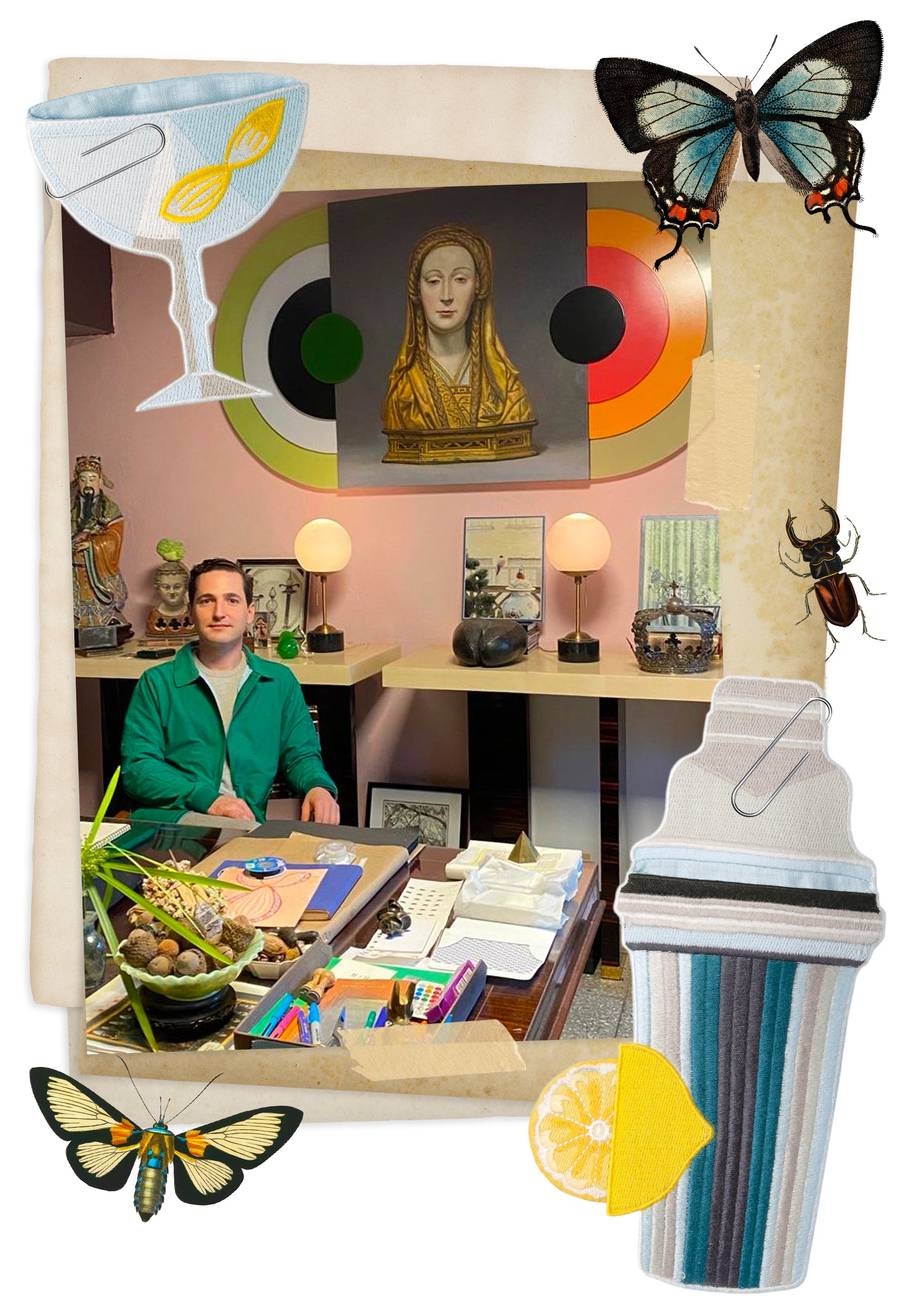 Alexis Zambrano in his studio