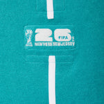 Close-up of FIFA World Cup 2026 New York New Jersey logo on back.