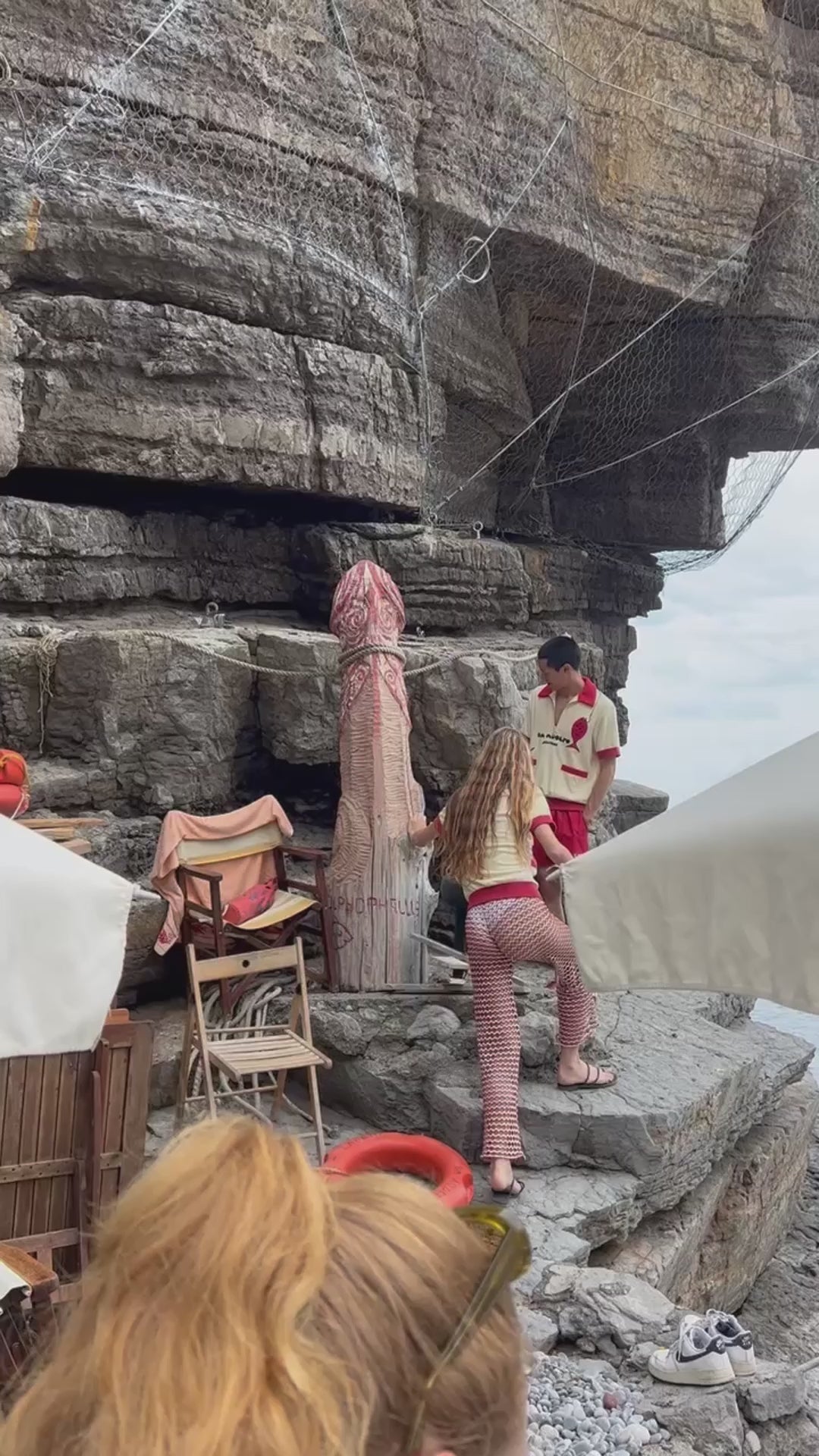 Video compilation of behidn the scenes from Tombolo photoshoot at Da Adolfo restaurant