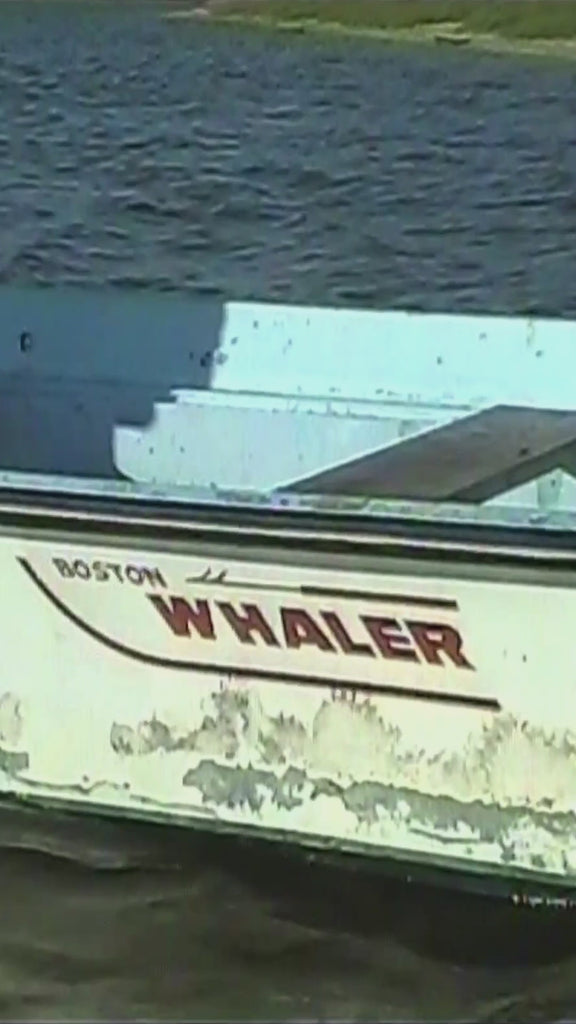 Video of 'Boston Whaler' boat on the water.