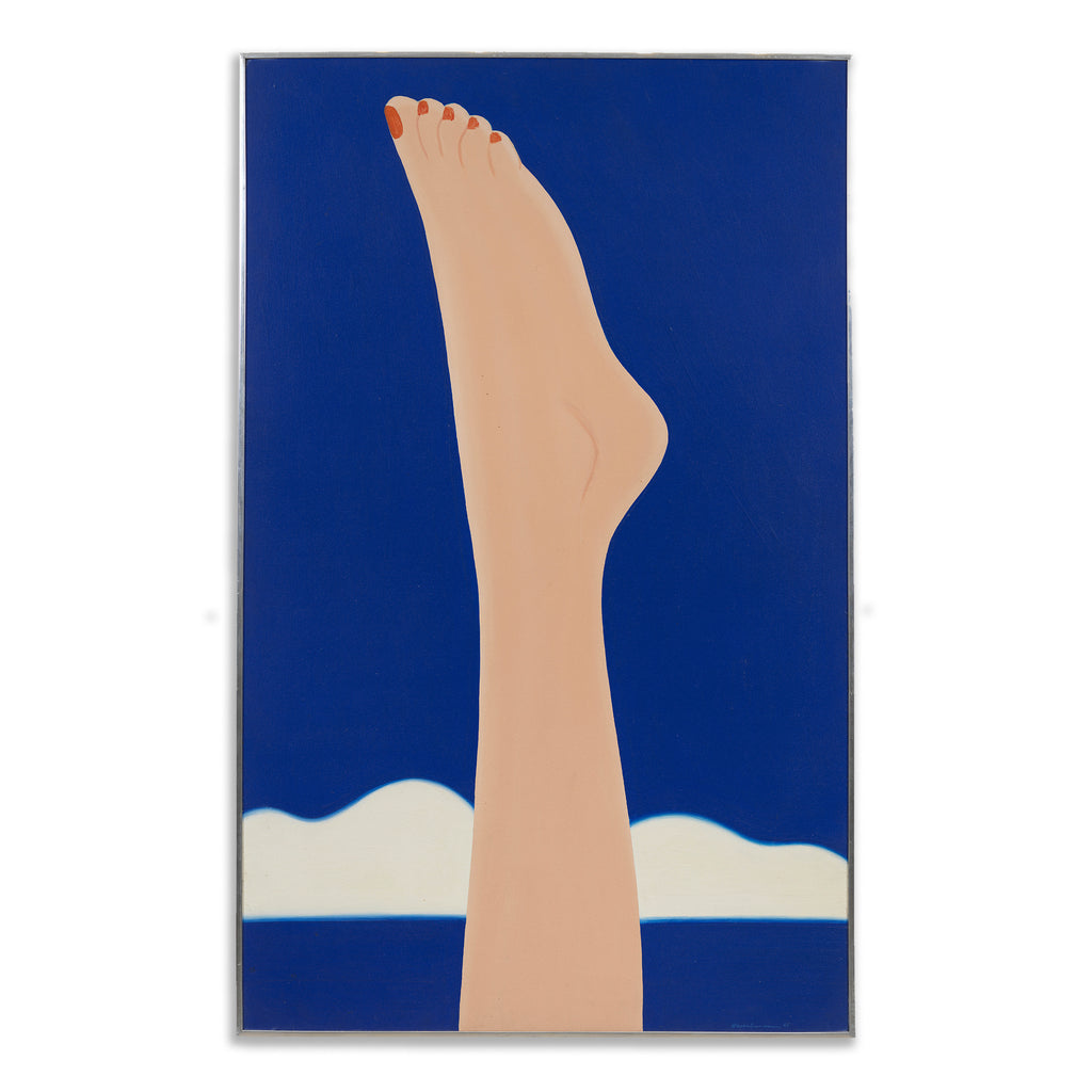 Framed Seascape #2 on Canvas by Tom Wesselman