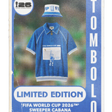 Baseball card featuring Fifa World Cup Shirt and matching hat. 