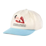 Side of cap with Wesselman on front panel