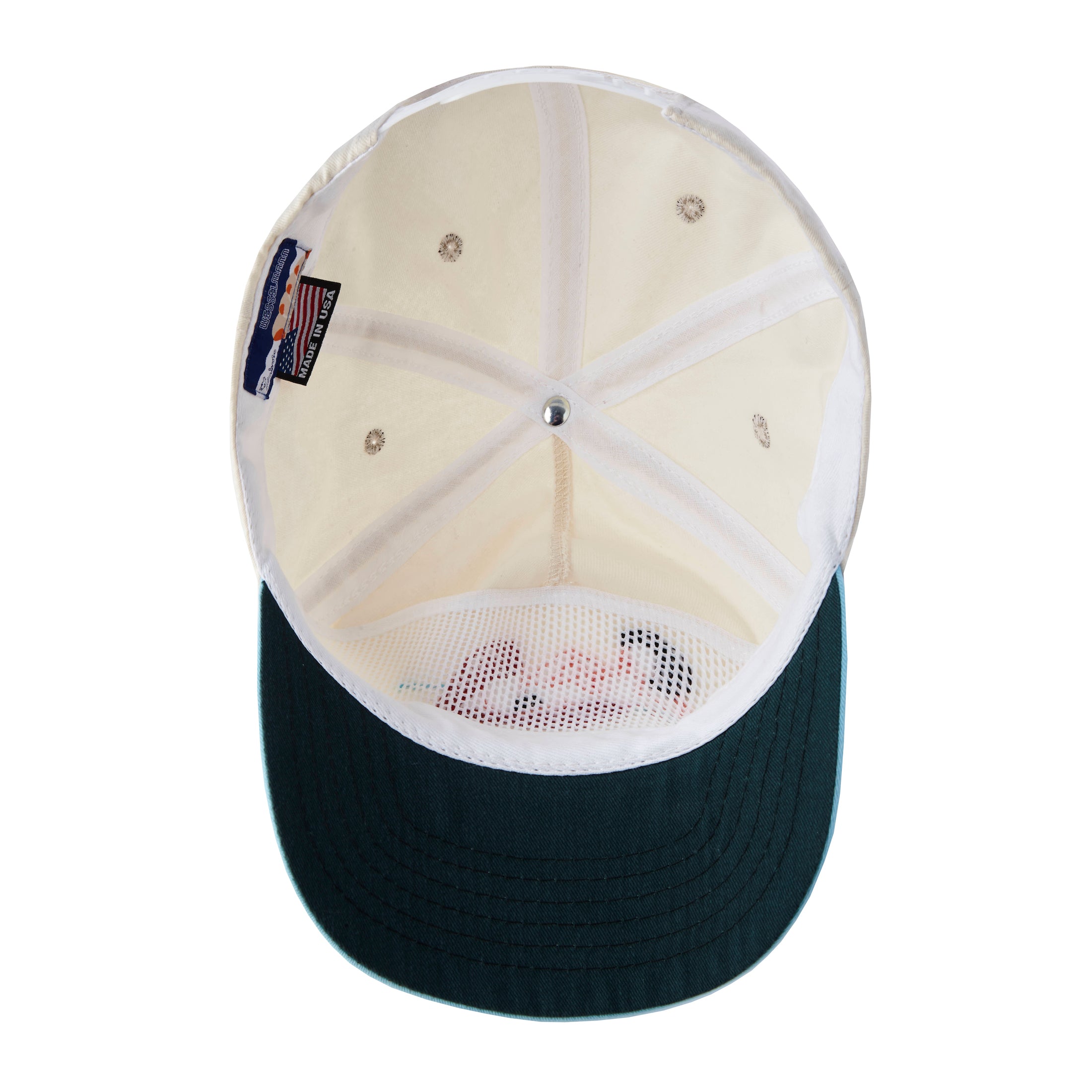 Underside of cap