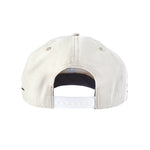 Back view of white cap