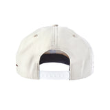 Back view of white cap