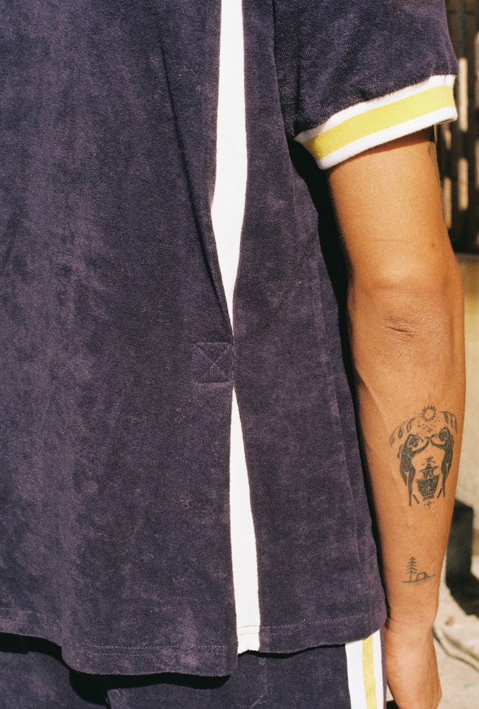 close up of back pleat