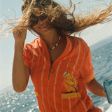 'El Pájaro Cubano' Cabana (Tangerine)