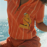 'El Pájaro Cubano' Cabana (Tangerine)