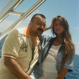 The perfect 'towel shirt' for reuniting with friends, mauling your enemies, or loafing in splendrous style with a full zip made from organic cotton terry cloth