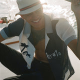 'Hello, My Name is Tombolo' Cabana (Linen)