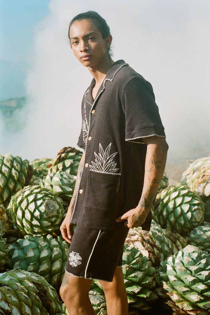 stylish terry cloth organic matching set celebrating agua Magica and Oaxacan roots