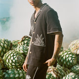 Pair the shorts with Tombolo's matching cabana shirt for a stylish full set