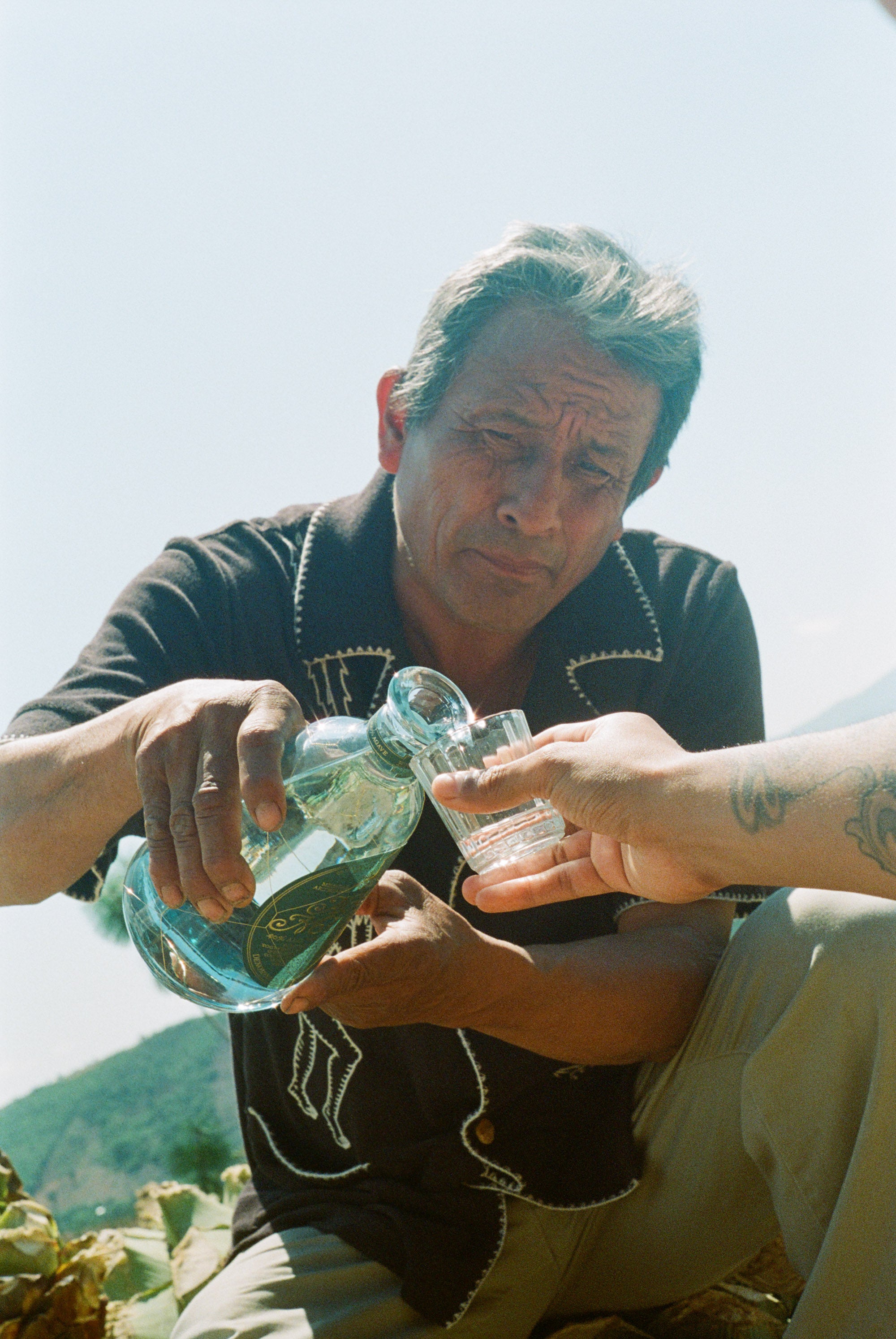 Drink mezcal with the mayordomo in this terry cloth cabana shirt