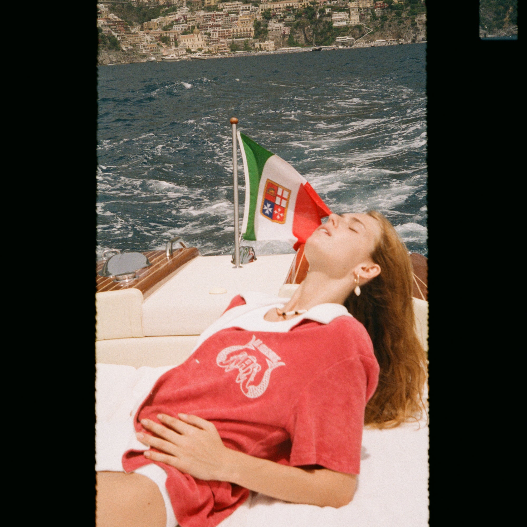 'Le Sirenuse' Classic Cabana (Pompeian Red)