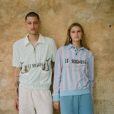 'Le Sirenuse' Half-Zip Cabana (Mint)