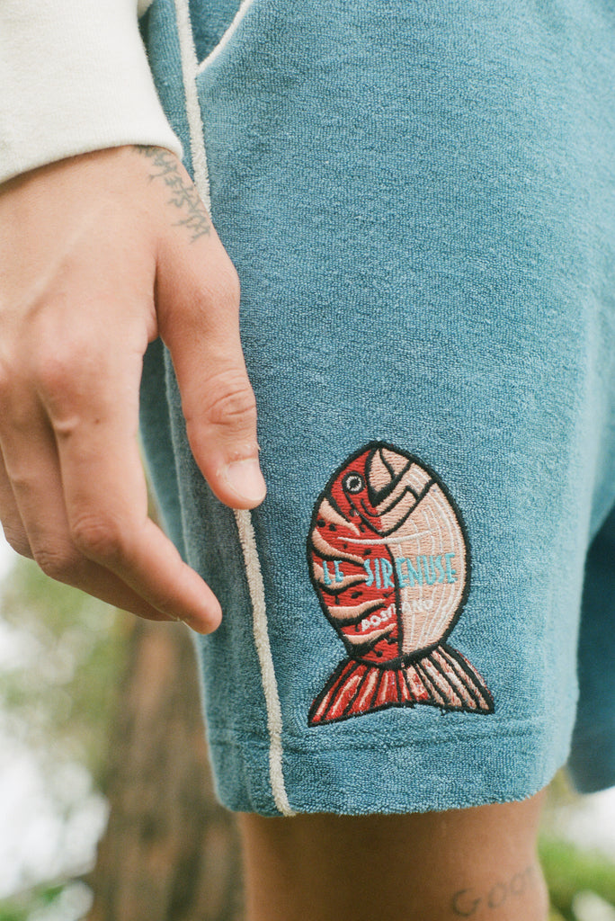 close up of fish applique