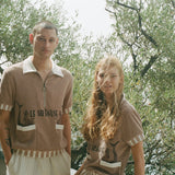 'Le Sirenuse' Half-Zip Cabana (Clay)