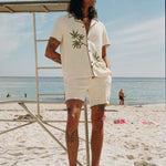 full body shot of man on beach 