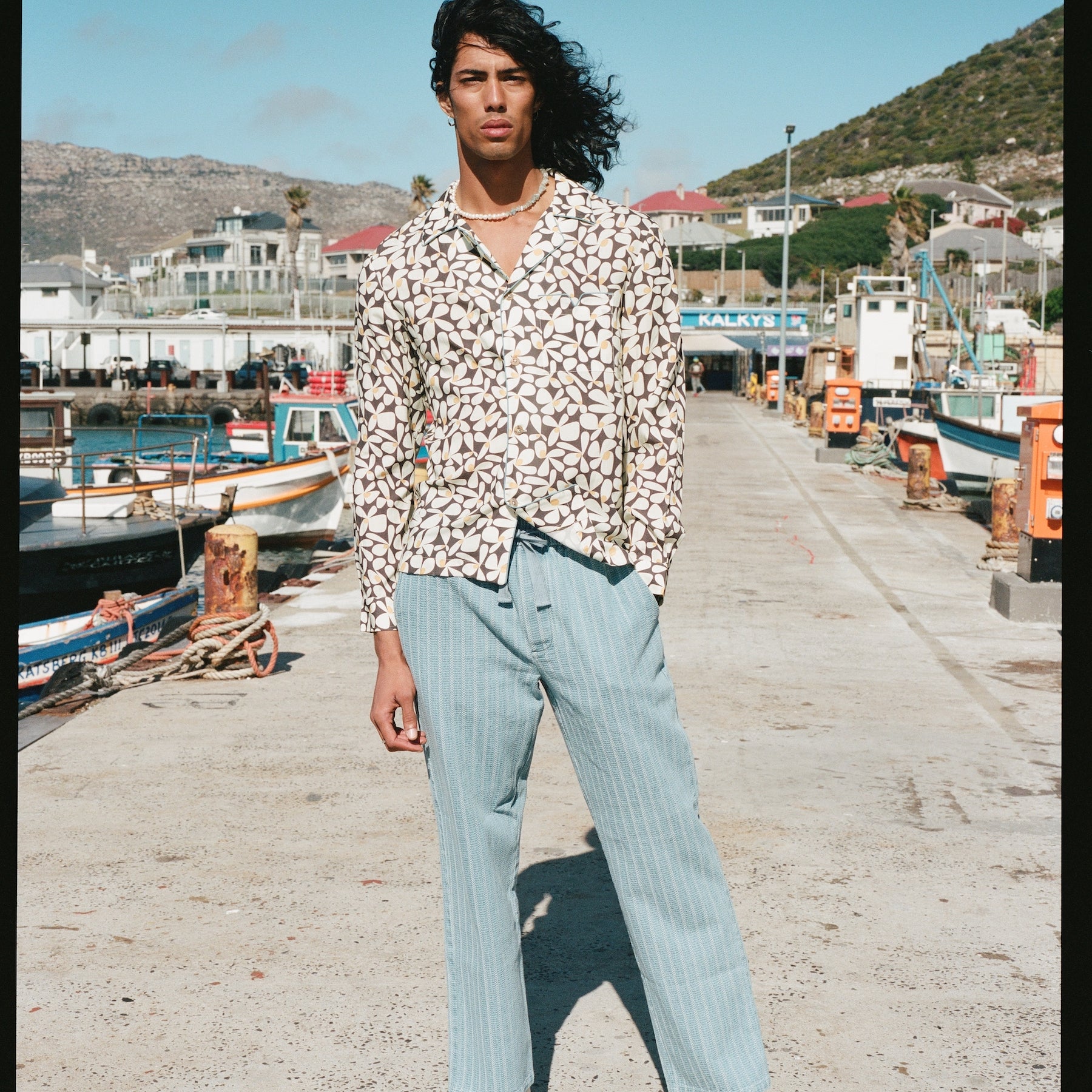 Easy-Going Pants (Indigo Weave)