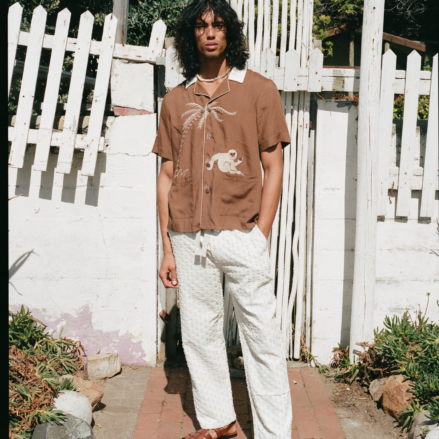 Easy-Going Pants (Patterned Fray)