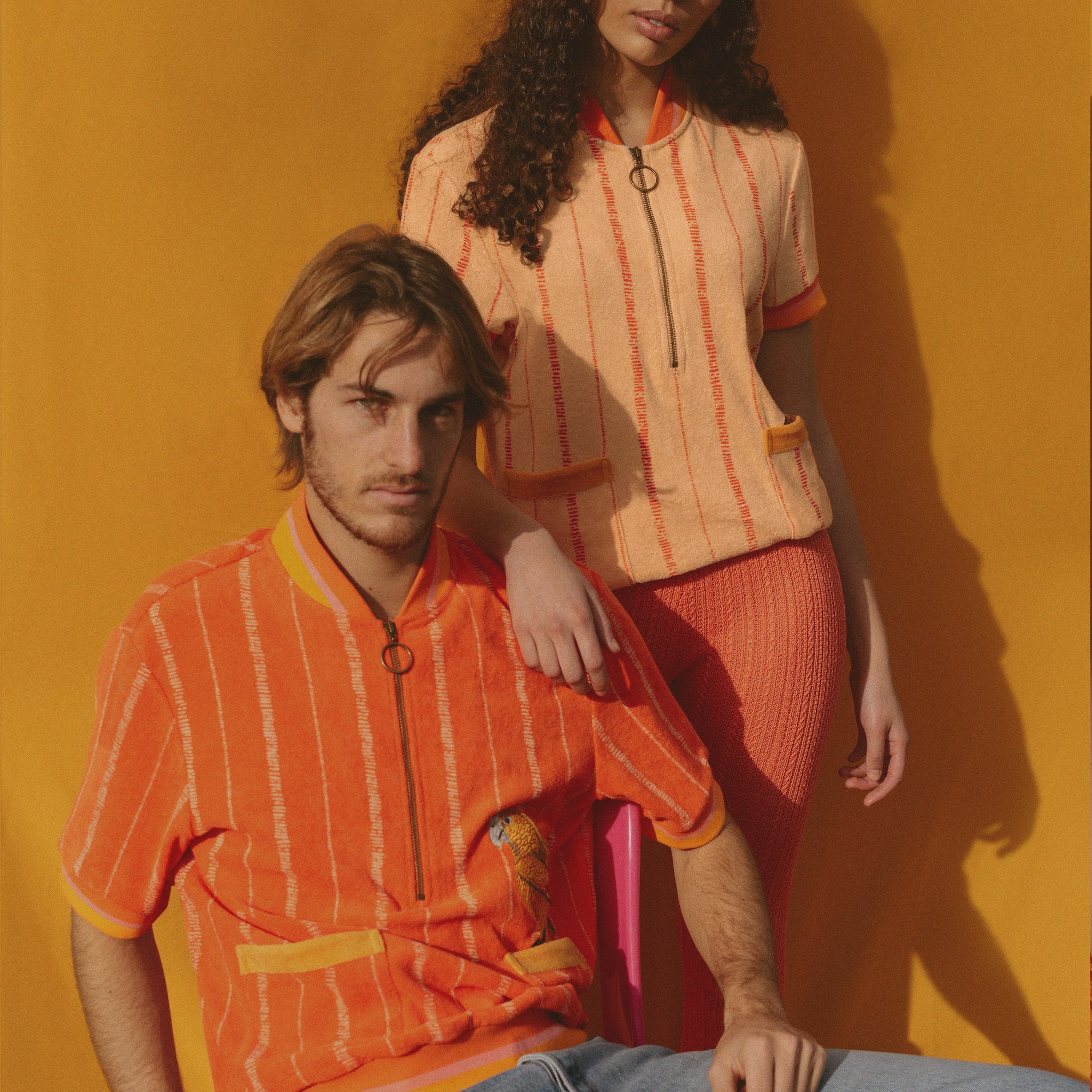 'El Pájaro Cubano' Cabana (Tangerine)