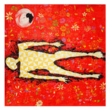 Photo of wole artwork with texture of shirt