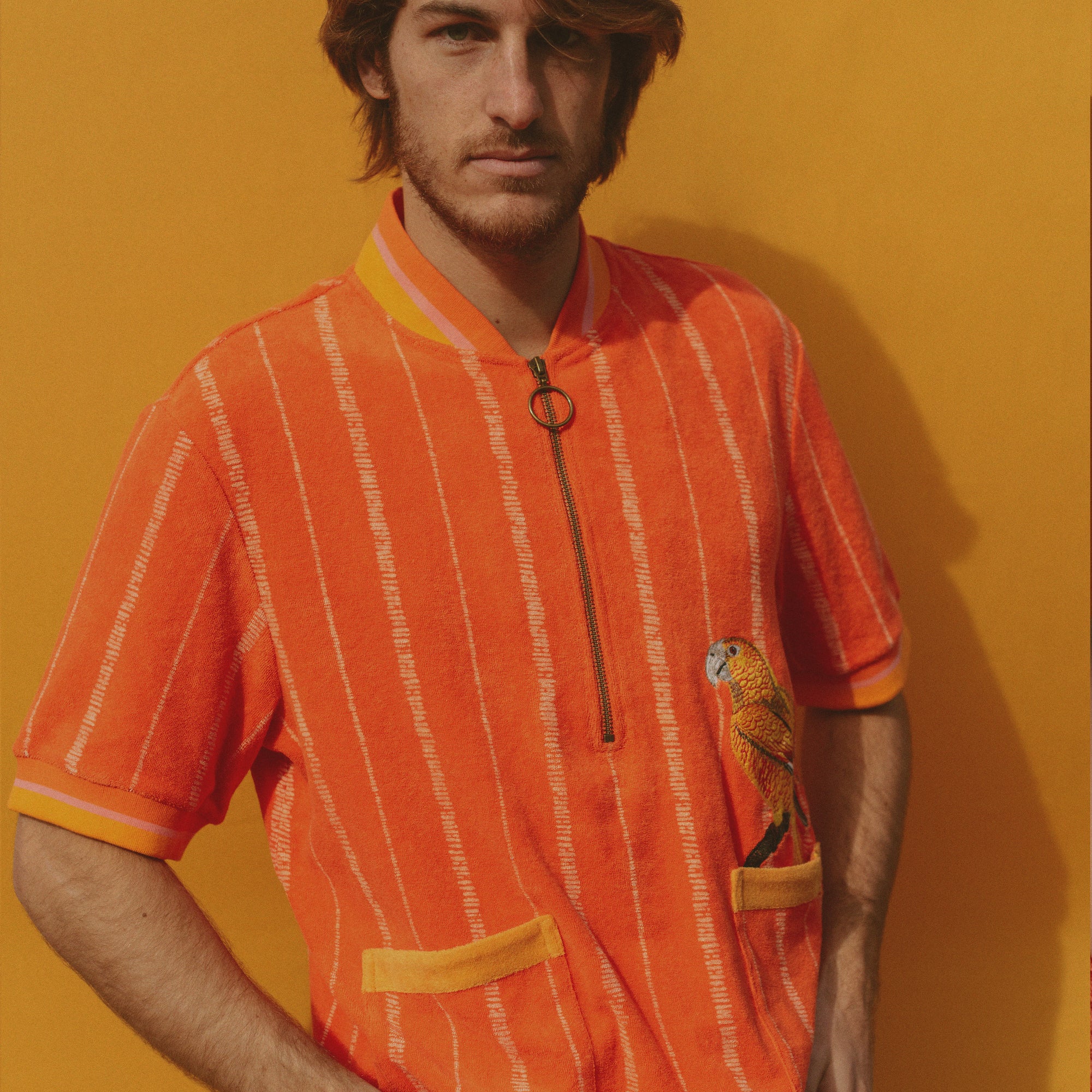 'El Pájaro Cubano' Cabana (Tangerine)