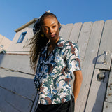 Lurking Jaguar ~ Crop Cut (White)