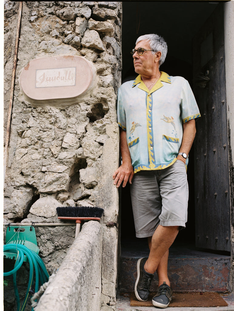 Paolo Sandulli wearing the Le Sirenuse shirt