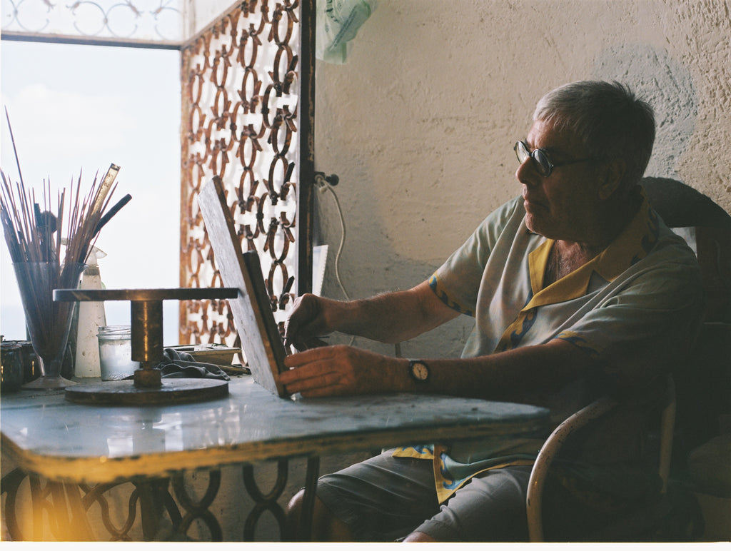 Paolo Sandulli wearing the shirt sitting inside
