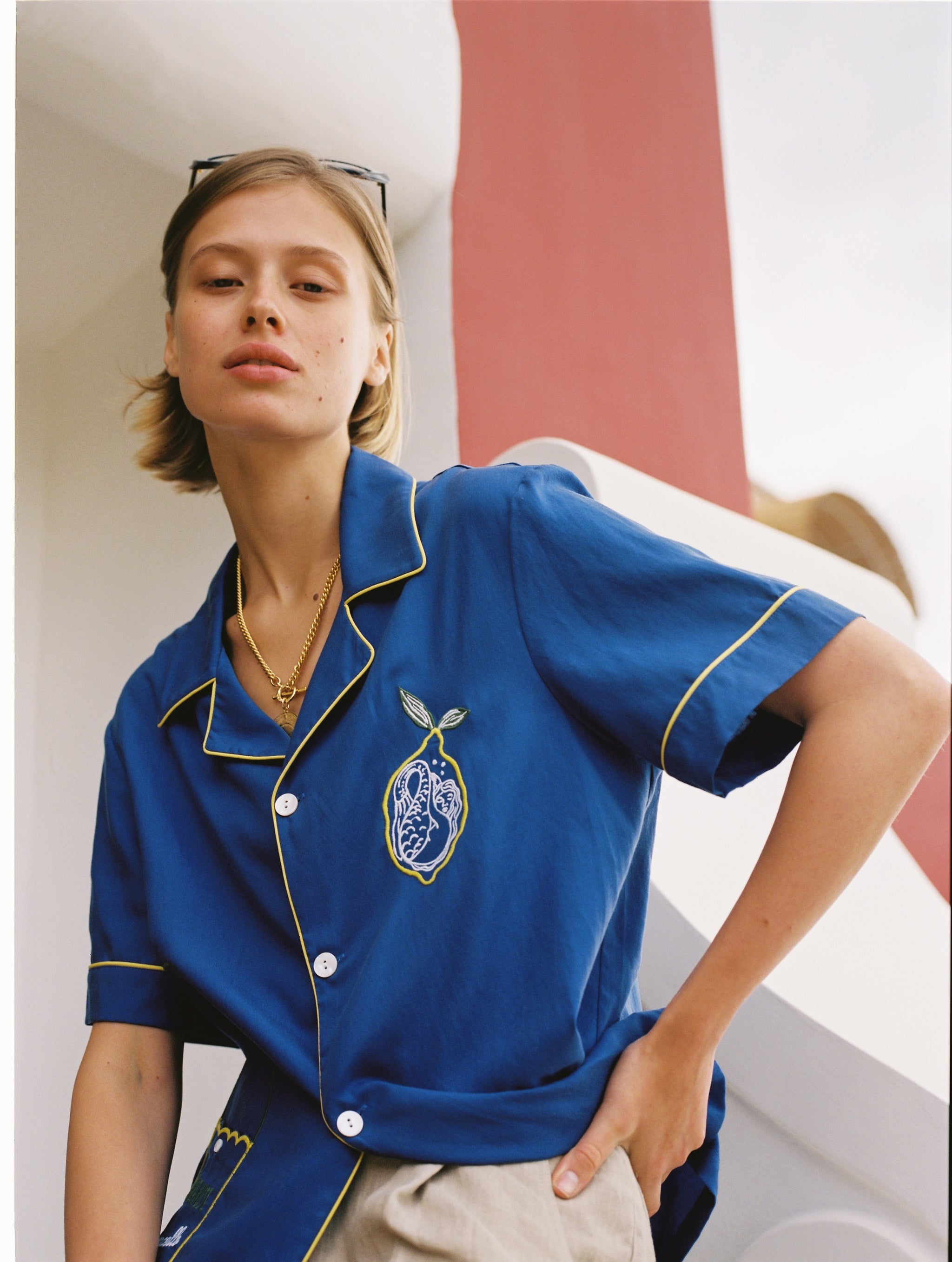 Le Sirenuse' Limoncello Shirt (Tencel) – Tombolo Company