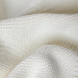 Close up of knitting pattern on sweater