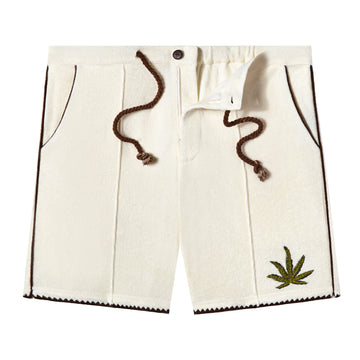 Cabannabis matching shorts unbuttoned