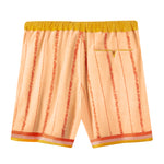 back view of shorts showing v pocket