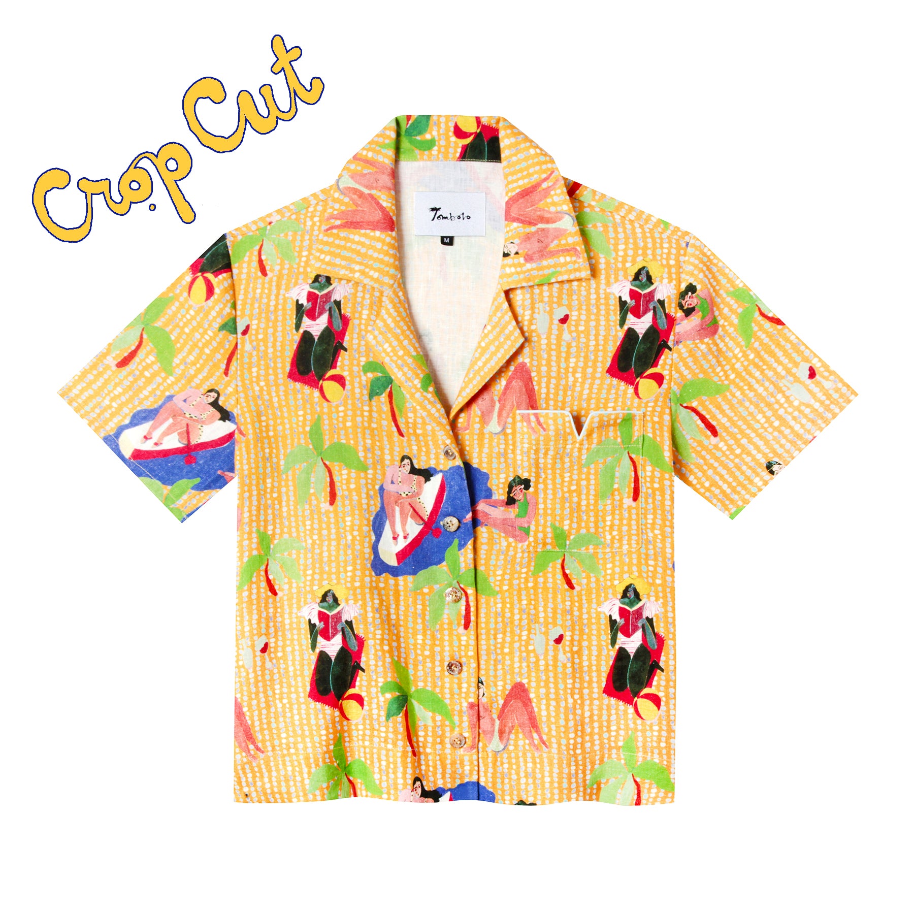 Ana Leovy x Tombolo ~ Crop Cut (Yellow)