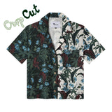 Lurking Jaguar ~ Crop Cut (Green / White Scramble)