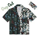 Lurking Jaguar ~ Crop Cut (Green / White Scramble)